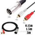 Benutzerdefinierte XLR/RCA -Männer Stereo Audio -Lautsprecherverstärker